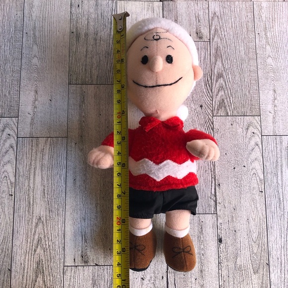 Applause - Peanuts 9” Charlie Brown Christmas Dress & Hat Plush Toy - Picture 11 of 11